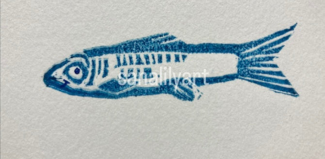 3 Funny Fish Print